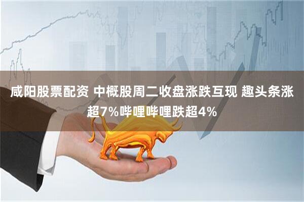 咸阳股票配资 中概股周二收盘涨跌互现 趣头条涨超7%哔哩哔哩跌超4%