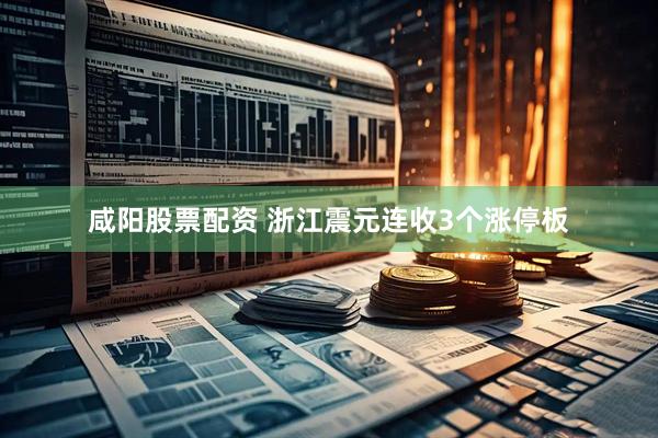 咸阳股票配资 浙江震元连收3个涨停板