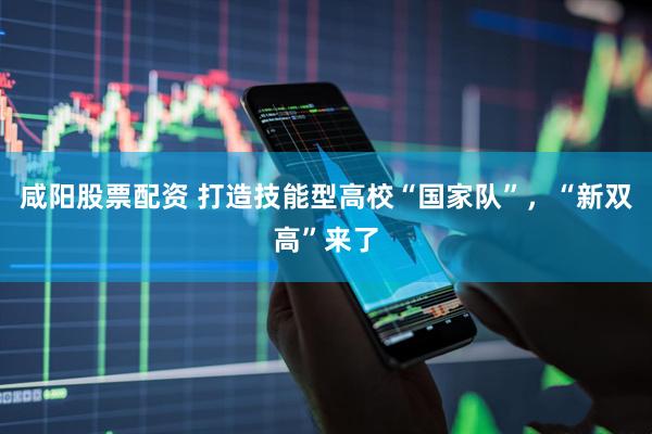咸阳股票配资 打造技能型高校“国家队”，“新双高”来了