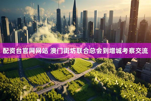 配资台官网网站 澳门街坊联合总会到增城考察交流